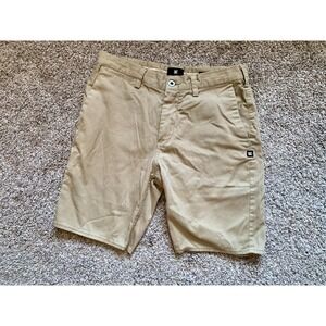 DC Shorts Boys Size 12/14 Khaki 28" Waist